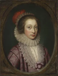 Portret van een vrouw, mogelijk Elizabeth Boothby, 1619