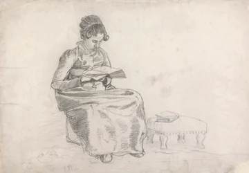 Meisje dat een Boek Leest
