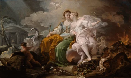 Allegorie van vrede en gerechtigheid