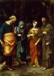 Heiligen Petrus, Martha, Maria Magdalena en Leonardus