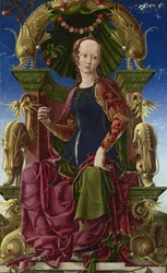 Een muze Calliope, 1455-1460