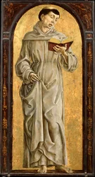 Sint Antonius van Padua (1195-1231) lezend