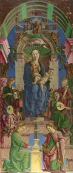 De Maagd en het Kind op de troon, 1470s