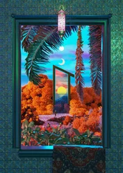 Surrealistisch raamportaal
