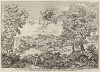 Jupiter in een Landschap