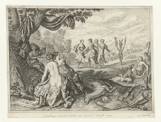 Apulische herder in een olijfboom veranderd