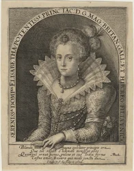 Elizabeth, prinses, echtgenote van keurvorst Frederik V, koning van Bohemen