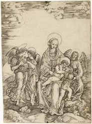 De Maagd en het Kind met Sint Jan en Drie Engelen