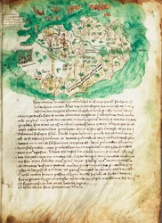 Kaart van Paxos, ca. 1420
