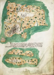 Naxos perkamentkaart, ca. 1420