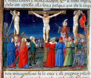 Christus aan het kruis. 1476