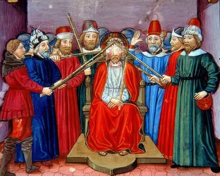 De doornenkroning (c.115v). 1476