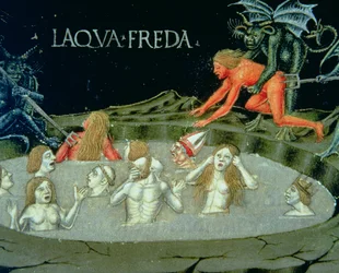 Fol.154r Het Laatste Oordeel: De pijn van de hel
