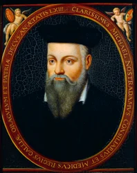 Portret van Michel de Notre Dame, Nostradamus genoemd