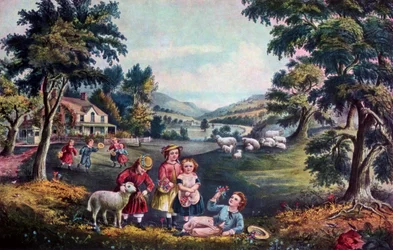 Het seizoen van vreugde, kindertijd, 1868