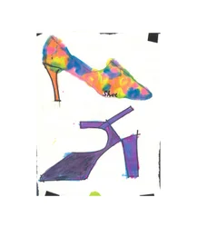 2 Schoenen (viltstift  aquarel)
