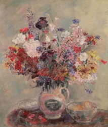 Zomerbloemen (schilderij)