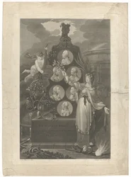 Allegorie op de Vrede van Amiens, 1802