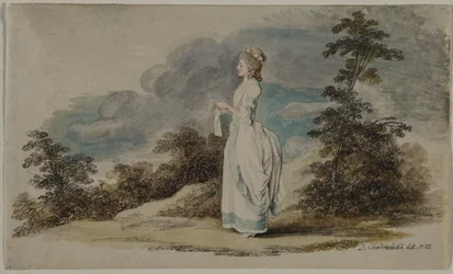 Susanne De dochter van de kunstenaar op de leeftijd van eenentwintig, 1782