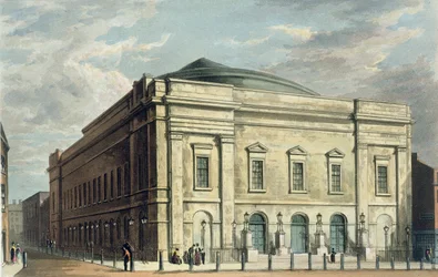Theatre Royal, Drury Lane, in Londen, ontworpen door Benjamin Wyatt in 1812