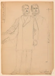 Tekening, President Chester A. Arth, 1850