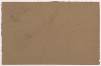 Tekening, rechterhandstudies, 1850-60