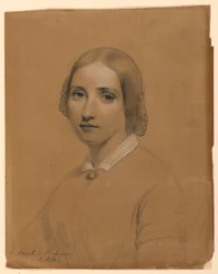 Tekening, Sarah E. Richards, zuster, 1841