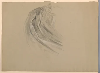 Tekening, Studie voor "Een Magdalena", D, 1852
