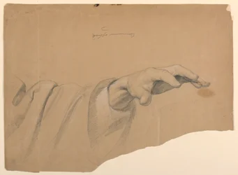 Tekening, Studie voor "Communie van t, 1844