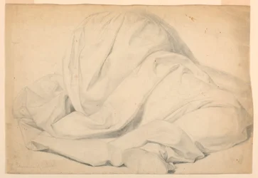 Tekening, Studie voor "Ziekencommunie", 1844-45