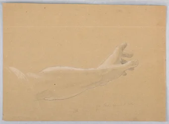 Tekening, Studie voor "Early Christia, 1839-40