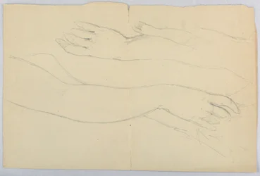 Tekening, Studie voor "Martha wassen, 20 december 1878