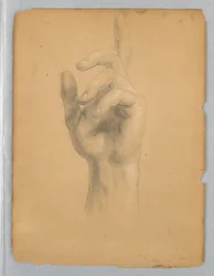 Tekening, Studie voor "Mercy