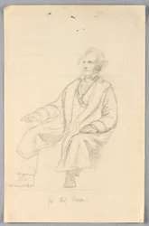 Tekening, Studie voor "Wetenschappelijke Groep", 1858