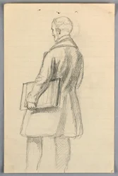 Tekening, Studie voor "Wetenschappelijke Groep", 1858