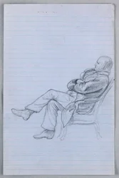 Tekening, Studie voor "Wetenschappelijke Groep", 1858