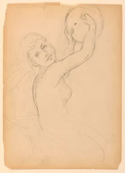 Tekening, Studie voor de National Academy, 1887