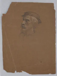 Tekening, Studie voor "Titiaan Tonen, 1872