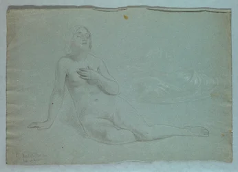 Figurenstudie van Genade voor "Droom van Genade"