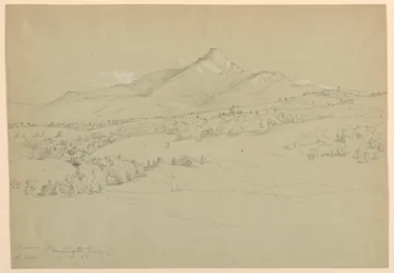Mount Chocorua vanaf Heuvel nabij Tamworth Village