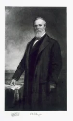 Rutherford B. Hayes, 19e President van de Verenigde Staten van Amerika, pub. 1901