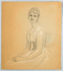Schets voor Portret van een Vrouw