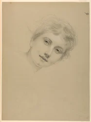 Schets voor een Bacchante