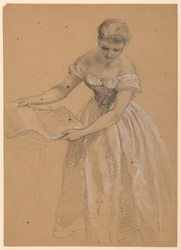 Staande vrouw