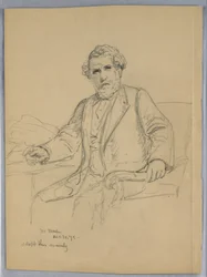 Studie voor Portret van Charles J. Martin