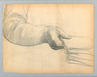 Studie van rechterarm