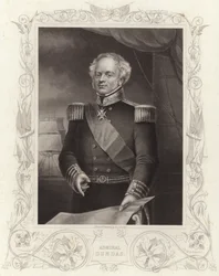 Admiraal Dundas (gravure)