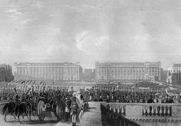 De intocht van de geallieerden in Parijs, 1815, ca. 1857