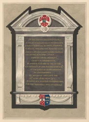 Gedenkteken van George, Graaf van Berkeley uit Cranford Church