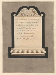 Gedenkteken voor Edmund Scofield en zijn vrouw Ann uit Cowley Kerk